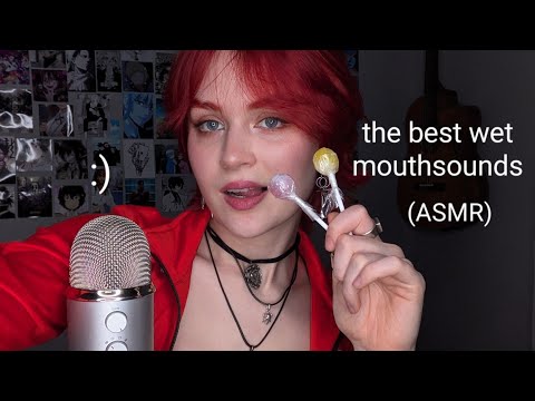 (asmr) wet mouthsound + lolli pop:)