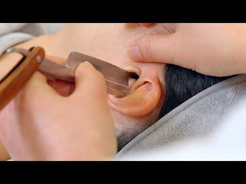 ASMR Chinese Women-Only Barbershop | Knife-Edge Massage, Ear Cleaning & Inner Ear Shaving