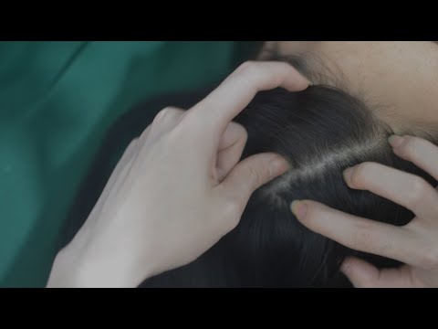 ASMR Intense Hair Parting & Head Scratching Sounds For Relaxation ( Trigger )