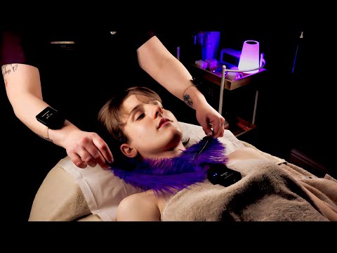 A Real Person ASMR Face And Scalp Massage