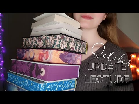 ASMR 📚 UPDATE LECTURE OCTOBRE 📚 (paranormal, thriller, romantasy)