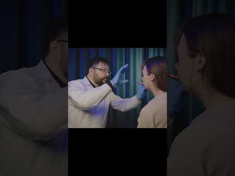 ASMR 3rd person - Neurolog eyes exam with flashlight-cranial nerve exam #ASMR #asmrdoctor