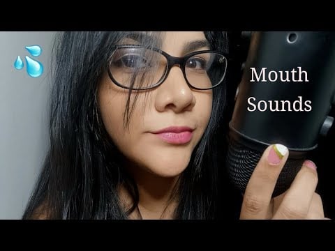 ASMR Sonidos de boca intensos cerca del micrófono 🤗| sonidos de babita #mouthsounds #mouthsoundsasmr