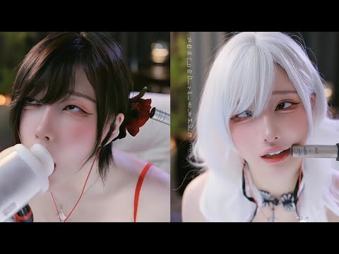ASMR relax shop I  口腔音 微表情 弹舌 耳边轻语 吹气（精华合集版）🧡❤️