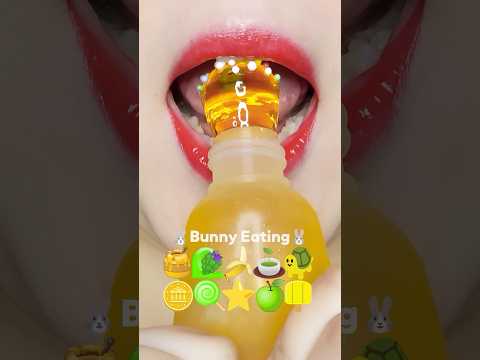 💛Yellow vs Green💚 Emoji MUKBANG노랑 초록 이모지 먹방 (sped up)