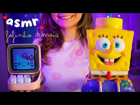 asmr 10 coisas fofinhas que vão te fazer dormir feliz :)