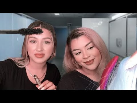 ASMR getting you ready in the restroom 😲