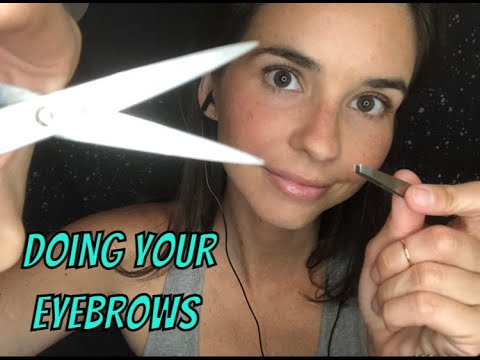 ASMR Doing Your Eyebrows