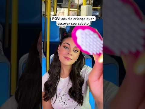 POV: aquela criança quer escovar seu cabelo #asmr #humor #shorts #comedia