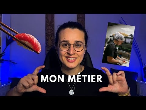 ASMR | MON MÉTIER DE SUSHIMAN 🍣 Je vous parle de mon travail STORYTIME