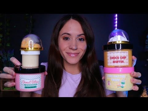 ASMR / Satisfying Slime Triggers (whispering, squishing, crunching)