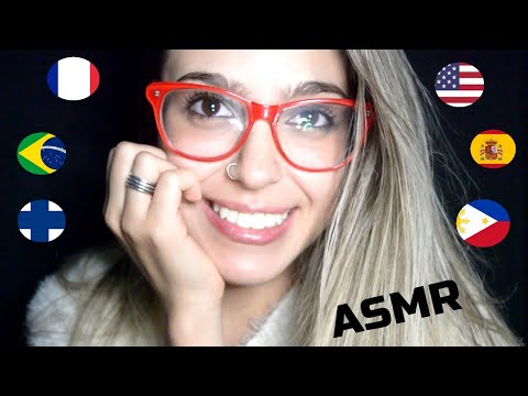 ASMR  "I Love You" 💞 - sussurrando eu te amo em varias linguás