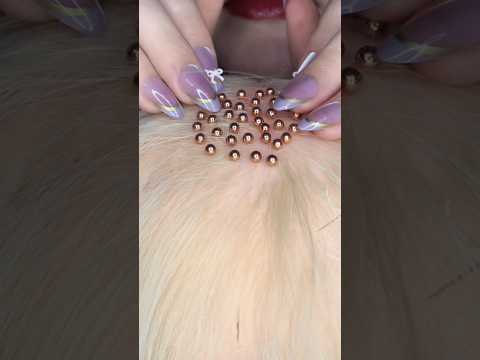 Scalp Poking #asmr #relax #visualtingle #satisfying #relaxing #tingles #asmrscratching