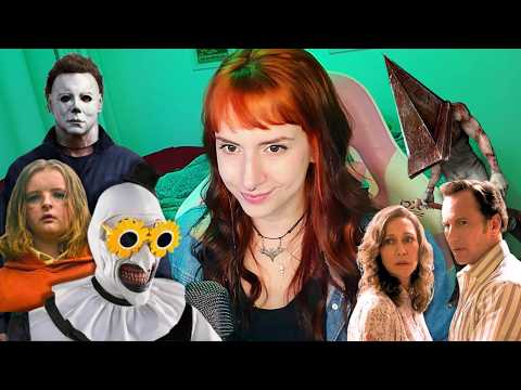 ASMR Halloween 👻 10 Filmes de Terror pra Começar no Gênero + Filmes Que Me Traumatizaram🎞️🎥