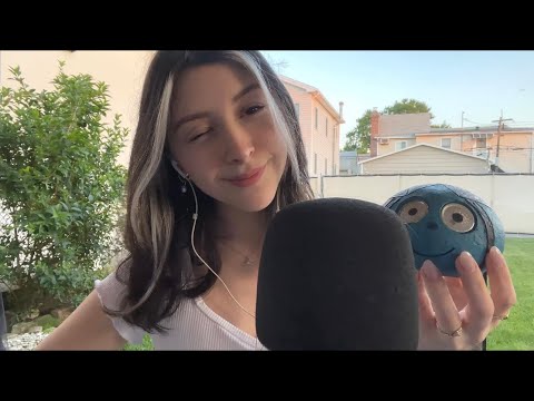 ASMR OUTSIDE 🌧️ fast hand sounds, personal attention, unpredictable assortment, lofi 🫧🌱:)