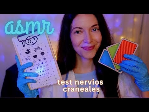 Examen de nervios craneales ULTRA RELAJANTE que te hace DORMIR  | Love ASMR en español