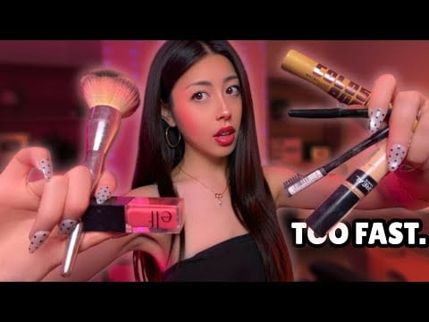 ASMR Fast & Aggressive Makeup Application (you’re my canvas tonight) 