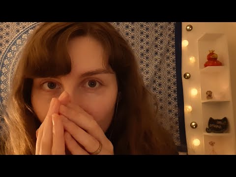 ASMR - telling you secrets 🤭 - unintelligible whispering and ear touching for sleep 💤