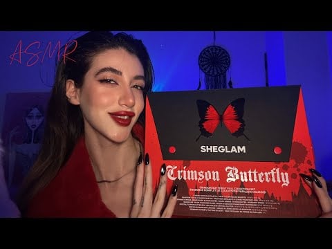 ASMR/ SHEGLAM unboxing ❤️‍🔥 makeup 