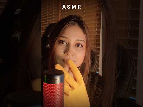 ASMR YELLOW RUBBER GLOVES SOUND ✨️STAY TUNED FOR FULL VIDEO