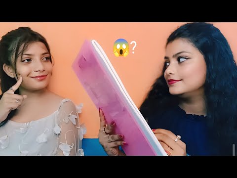 ASMR | Sketching My Sister Face | 😱✨