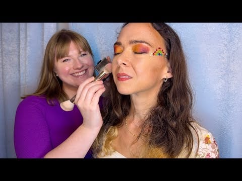 ASMR Pride Makeup @ilovekatieasmr | Real Person, Tingles for Sleep, Unintentional, Soft Spoken