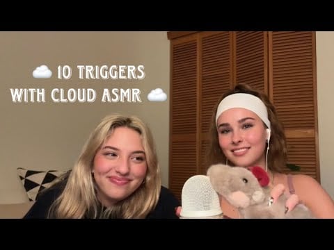 Asmr ~ 10 Triggers In 10 Minute’s With Cloud Asmr ☁️🤍  
