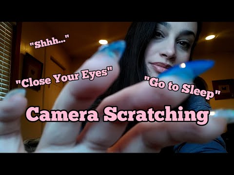 ASMR Camera Scratching & Trigger Words - "Go to Sleep / Close Your Eyes" (CV For Tony)