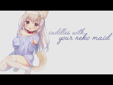 [ASMR] Cuddles With Your Neko Maid~ [Binaural] [Soft Sleeping Sounds]