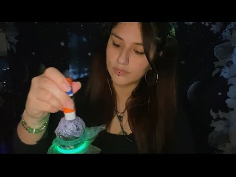 Asmr ✨ Gluestick on Mic w Some brushing sounds #asmrsounds #gluestick #asmrbrushing #asmrcrinkles 