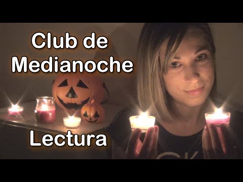 ASMR ESPAÑOL . Halloween . Club de medianoche . Lectura vampírica . Voz baja . Sonidos