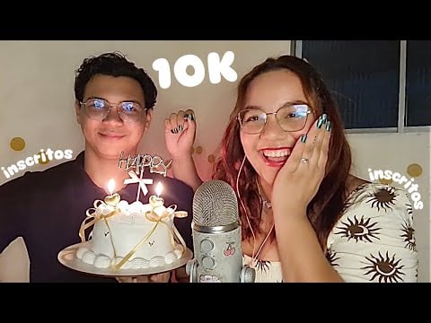 ASMR TE ARRUMANDO pra nossa FESTA DOS 10K INSCRITOS 😍💕