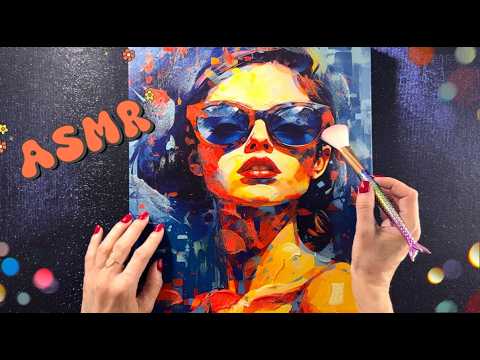 ASMR ✨Нежно Обвожу Картину ✨ близкий, липкий шепот