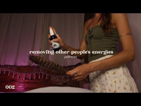 ASMR REIKI | Releasing Other People's Energy ✂ deep energetic full body cleanse