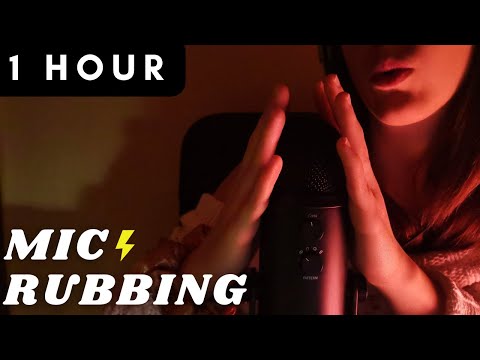 ASMR - [+1 hour ] FAST and AGGRESSIVE MIC RUBBING, STROKING with my hands | no cover | NO TALKING