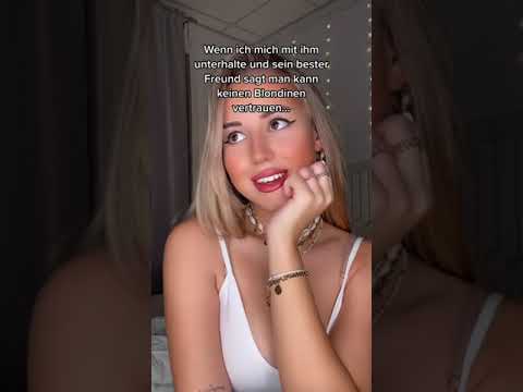 WAS SAGT MAN ÜBER BLONDINNEN?? | SamantraOfficial #shorts