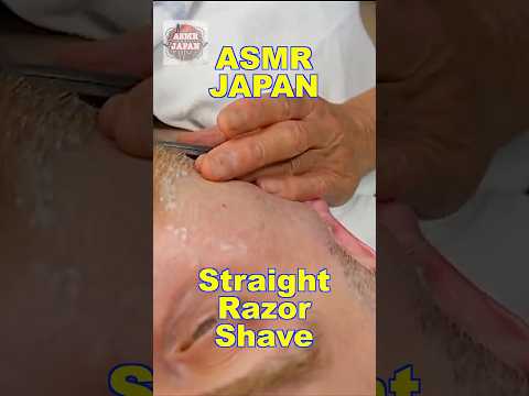 💈✂️🇯🇵 Straight Razor Shave - ASMR Barber Baikadou - Japanese Barber #asmr #barbershop  #asmrhaircut