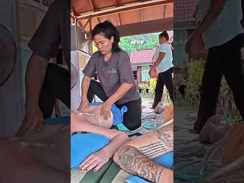 Esplendoroso MASAJE de RELAJACIÓN en PAREJA #massage #relax #short #beach #asmr