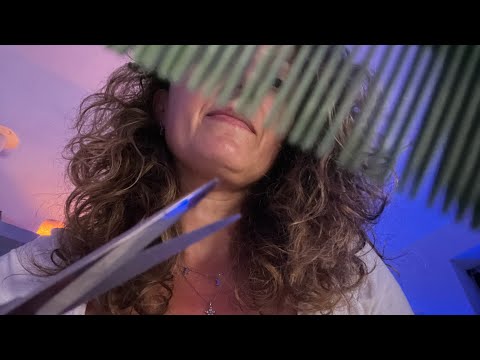 ASMR hair cut for relaxing