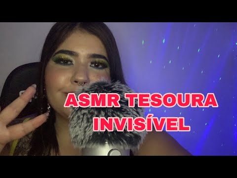 Tesoura Invisível + Sons de Boca - Ly ASMR✨💕✂️