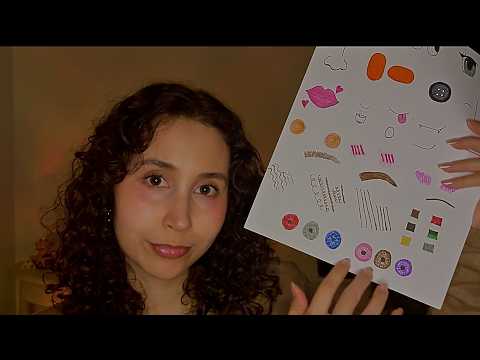 ASMR Toy Workshop 🖍️🧸 Face Customization (Up-Close Drawing, Sculpting, Painting You, Mouth Sounds)