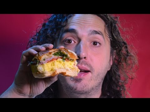 ASMR Eating The Tokyo Breakfast Sandwich 먹방