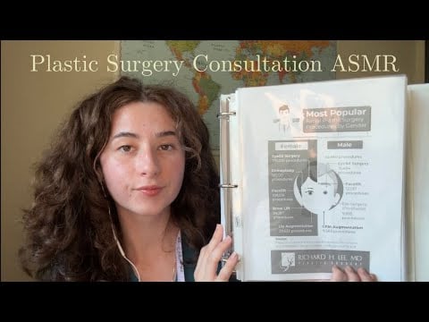 ASMR ~ plastic surgery consultation (medical asmr, soft-spoken, typing, writing, page flipping)