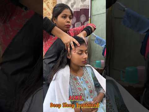 ASMR HEAD MASSAGE || Deep Sleep Treatment | Indian Female TherapisT DoLL #asmr #insomnia