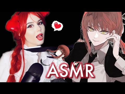 ASMR Triggers Makima Is Your Girlfriend 🌙 role play Chainsaw Man Cosplay