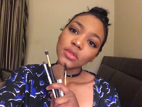 ASMR GUM CHEWING, HAIR PLAY, AND MAKE UP ROLEPLAY