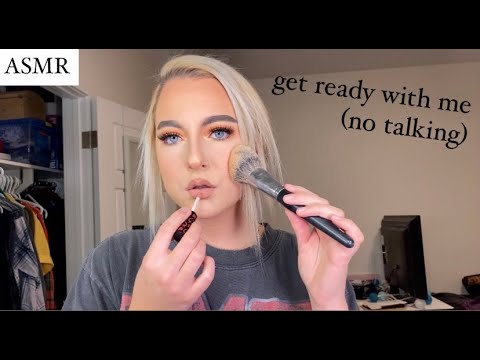 ASMR | GRWM (no talking) a fall inspired look