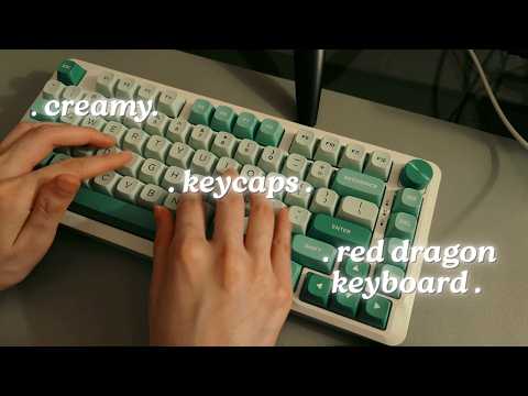 [cozy asmr] two keyboard comparison | creamy and thocky typing sounds | keyboard asmr, no talking