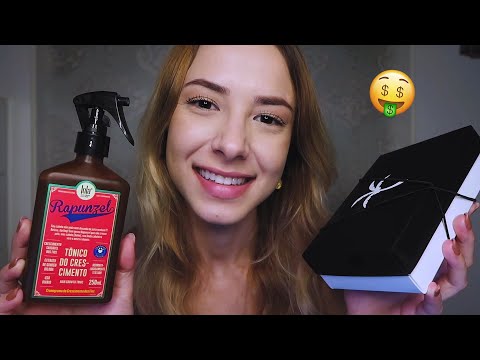 ASMR 🛍️ mostrando comprinhas da black friday e mascando chiclete ✨