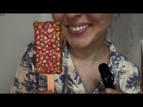 ASMR Lollipop 🍭 Soft Mouth Sounds & Gentle Tingles | No Talking | Relaxing Eating Sounds